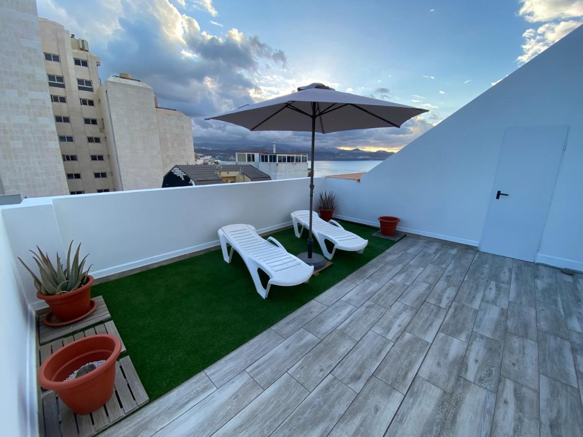 Holiday Home & Rooftop Lounge ลาสปัลมาส เด กรานคานาเรีย ภายนอก รูปภาพ
